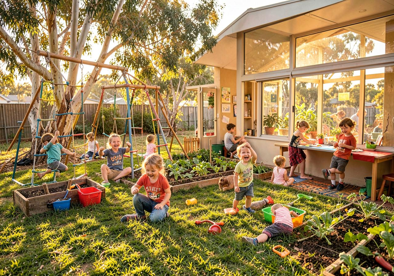 Indoor and outdoor activities are available to encourage independence and social skills.